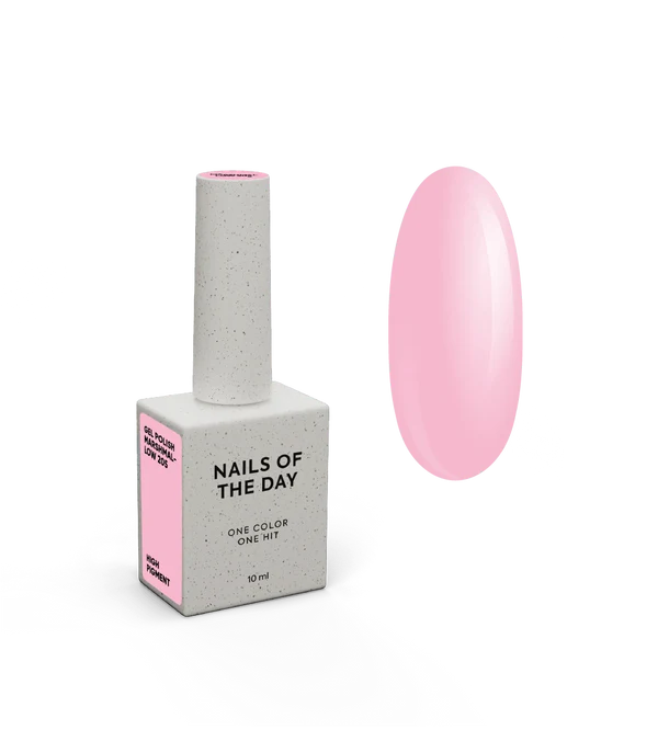 NAILSOFTHEDAY „Let’s Special Marshmallow“ – šviesiai rožinis gelinis nagų lakas 10 ml