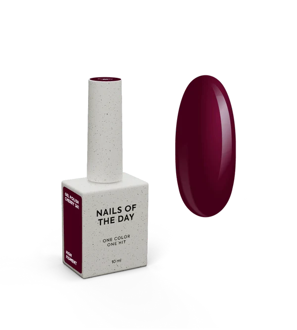 NAILSOFTHEDAY „Let’s Special Cherry“ – sodrios vyšninės spalvos gelinis nagų lakas, 10 ml