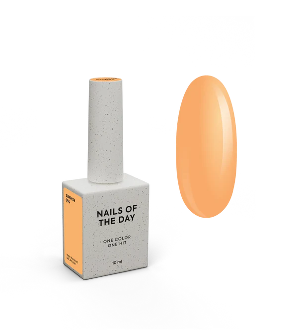 NAILSOFTHEDAY „Gel Polish Sunrise“ – šilto oranžinio atspalvio gelinis nagų lakas 10 ml