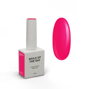 NAILSOFTHEDAY „Gel Polish Grapefruit-213“ – neoninės avietinės spalvos gelinis nagų lakas 10 ml